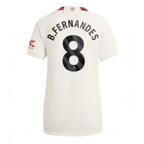 Manchester United Bruno Fernandes #8 Replika Tredjetrøje Dame 2023-24 Kortærmet